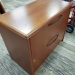 Medium Maple 2 Drawer Lateral File Cabinet, Locking